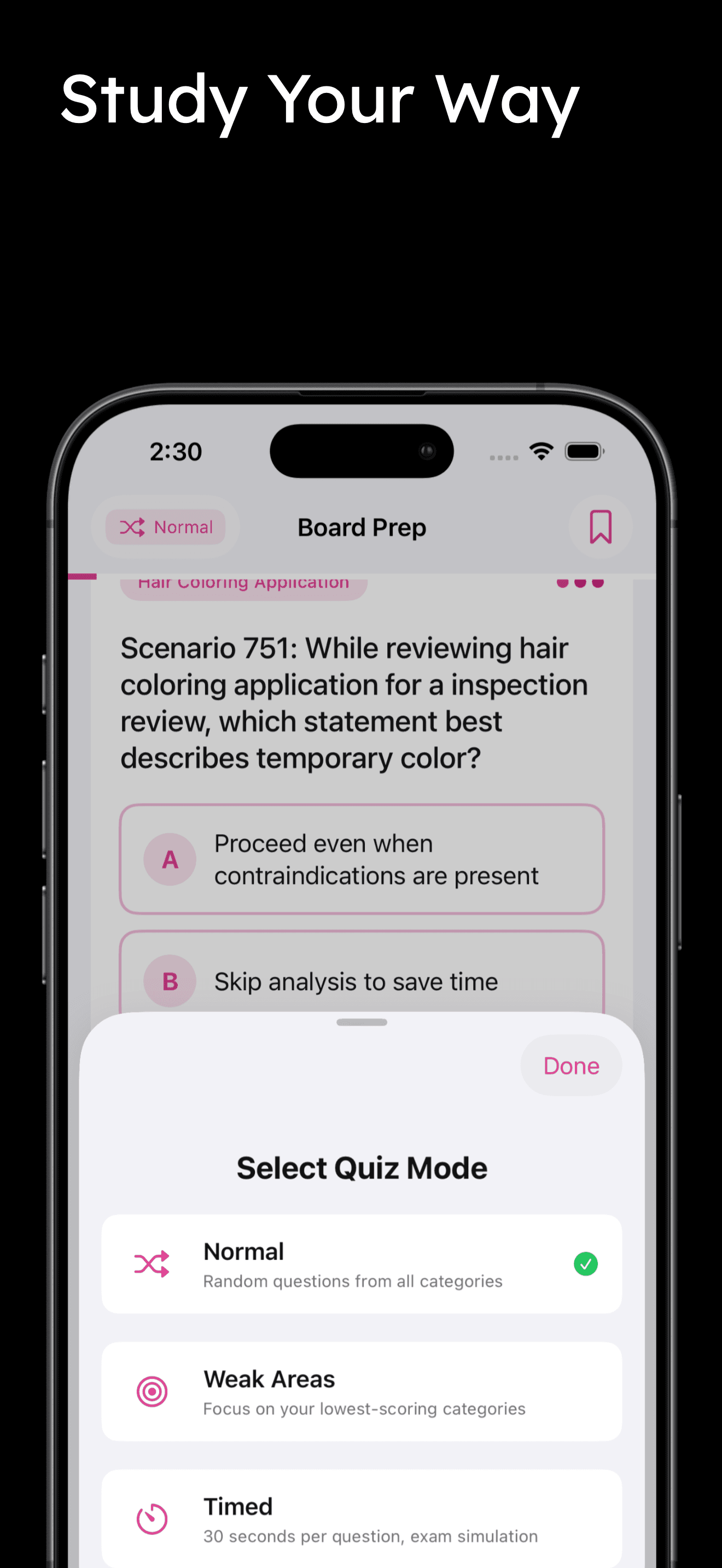 Cosmetology Board Prep screenshot 3