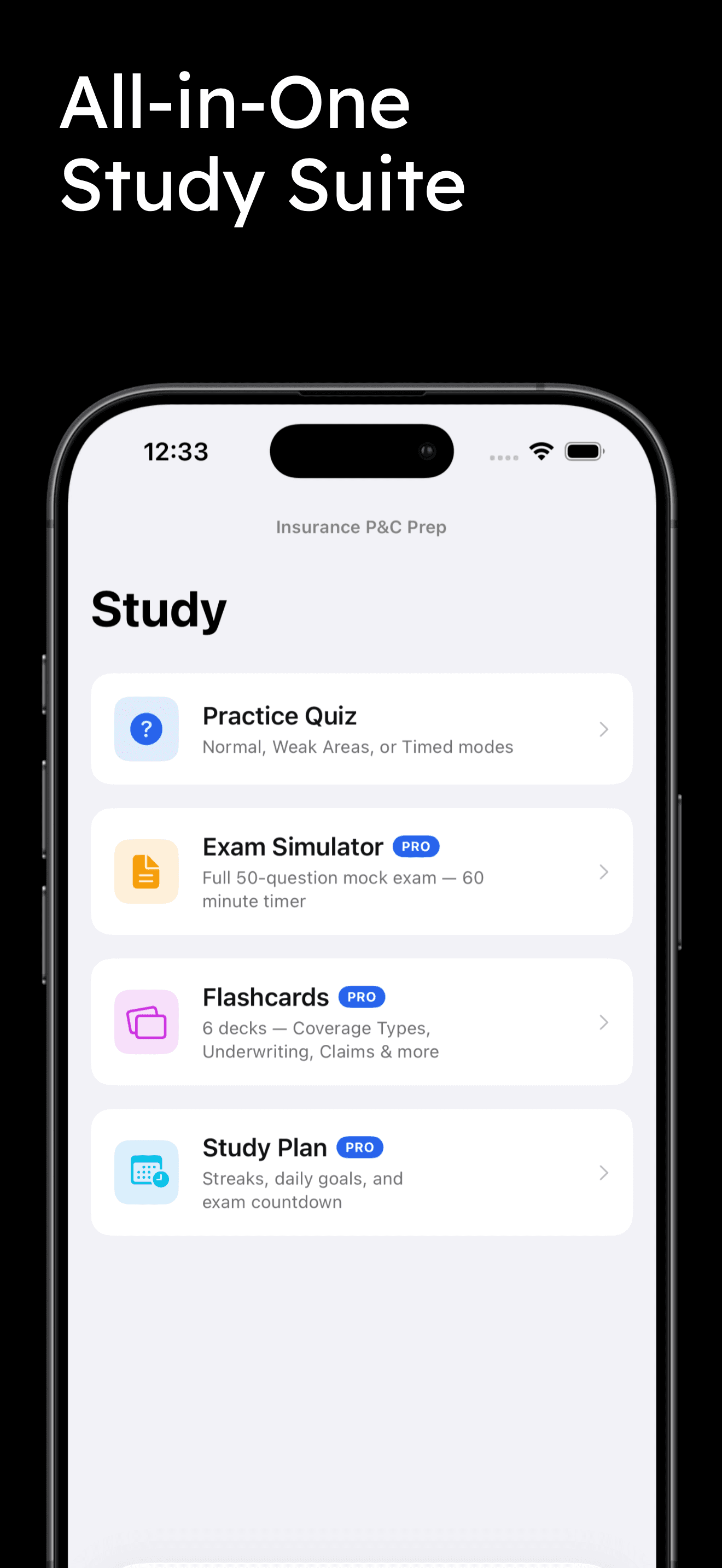 Insurance P&C Prep screenshot 2