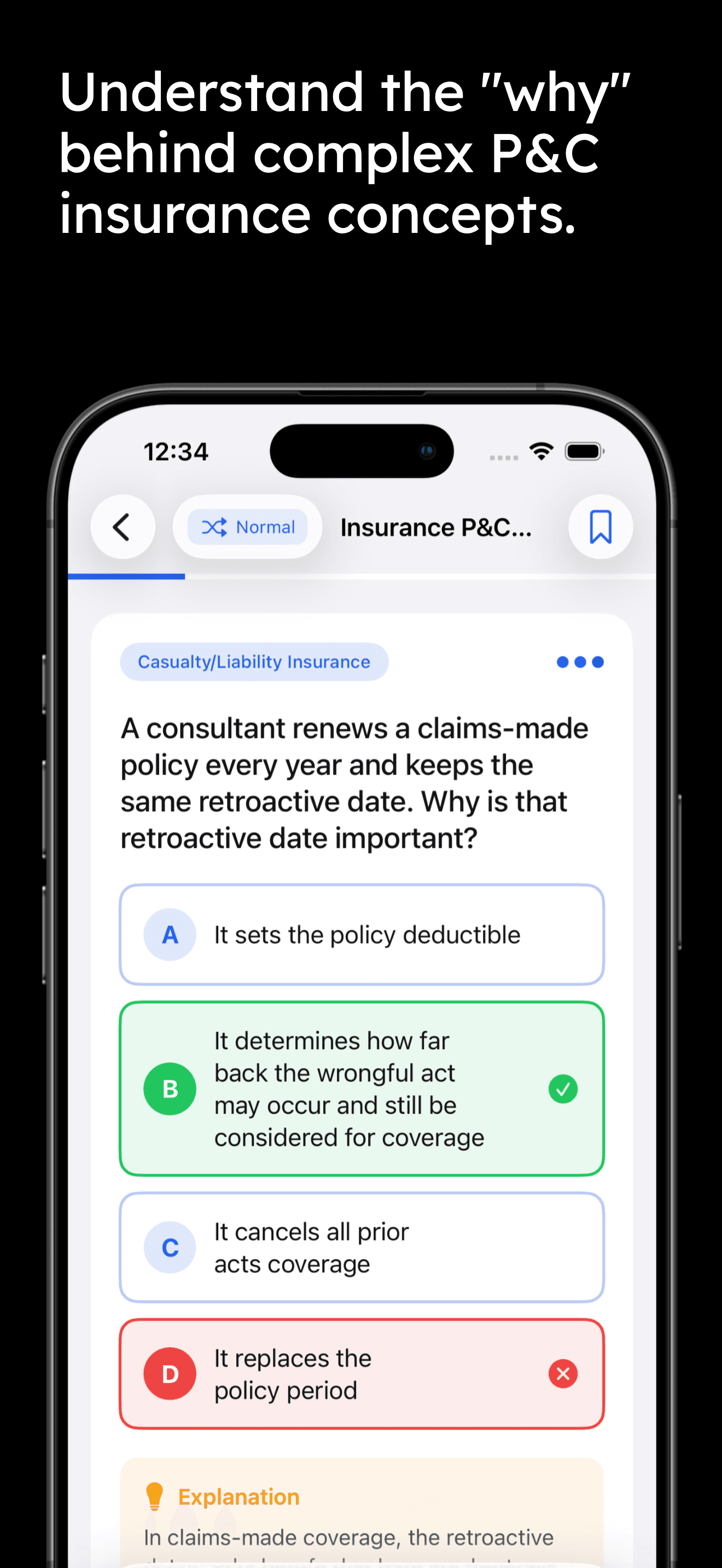 Insurance P&C Prep screenshot 9