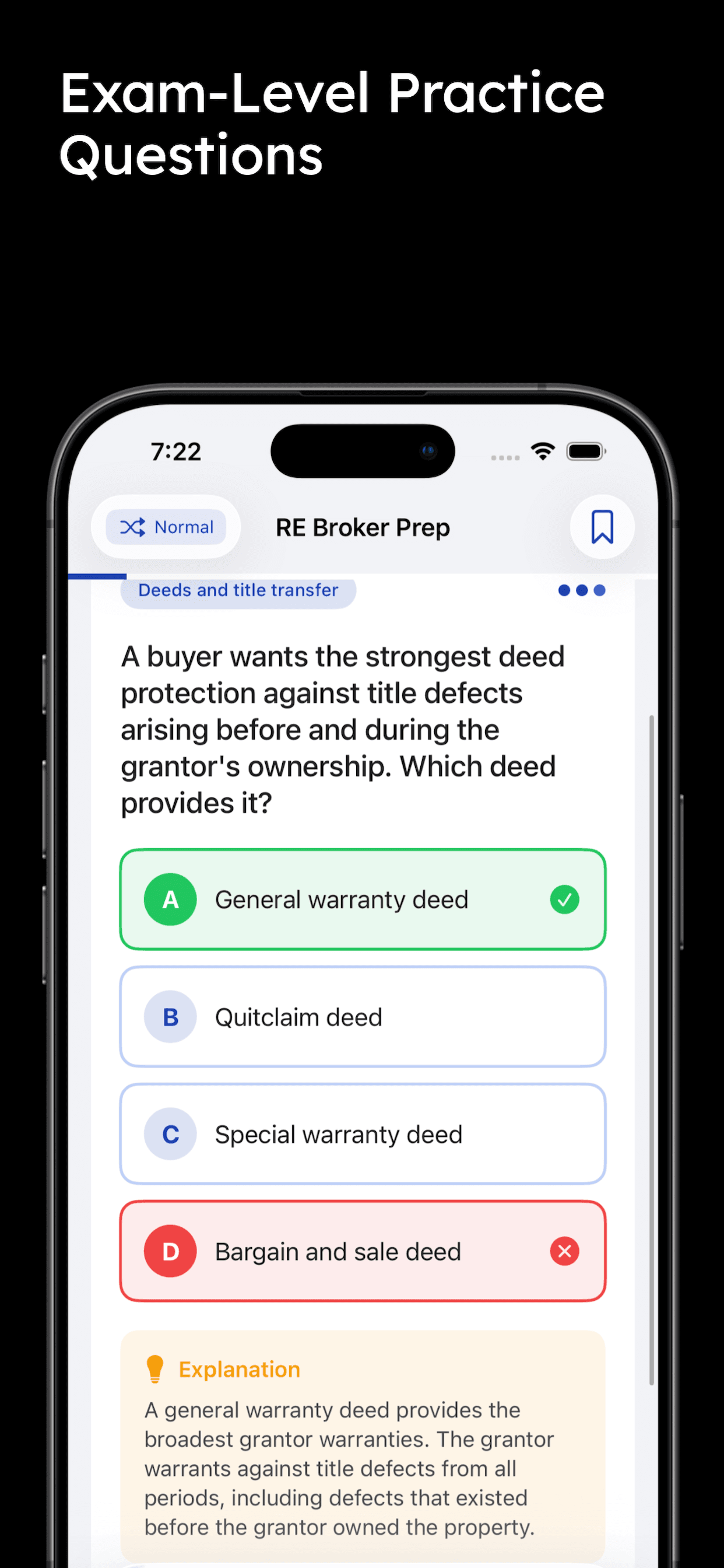 Real Estate Broker Prep screenshot 1