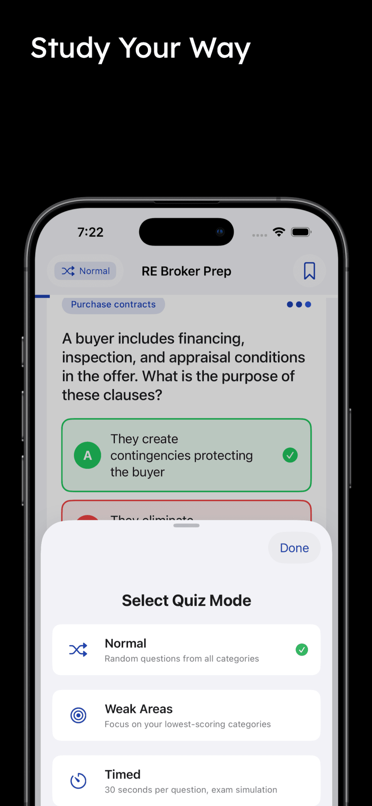 Real Estate Broker Prep screenshot 2